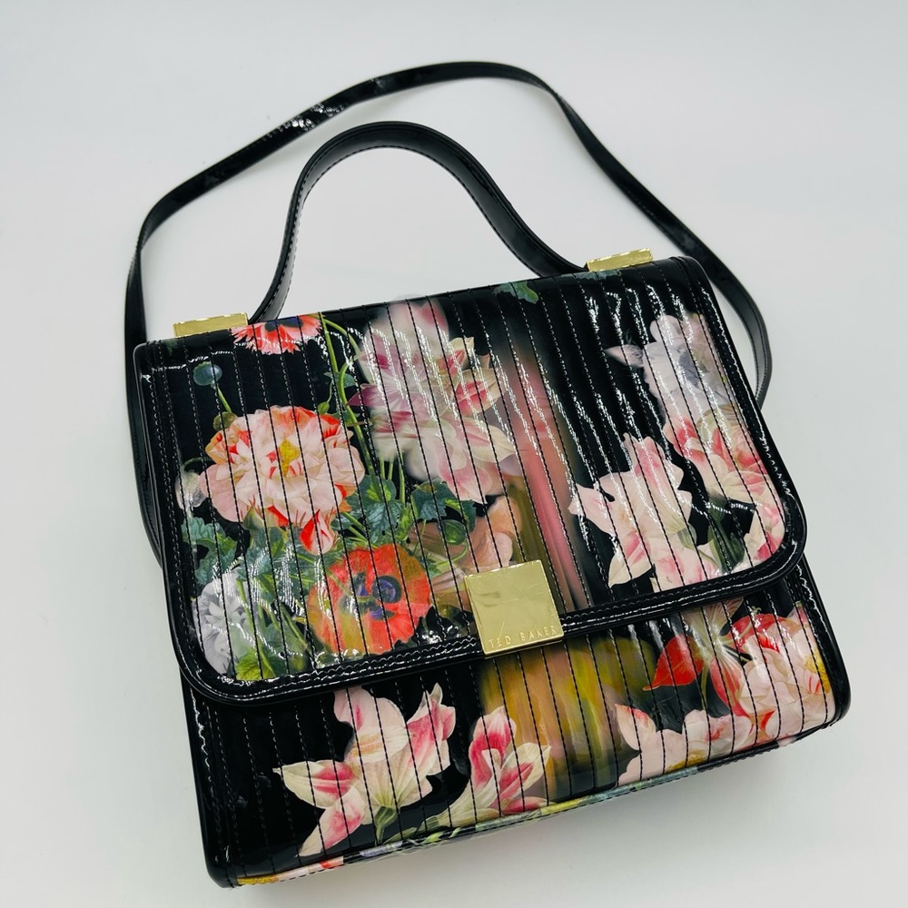 Ted Baker floral handbag with strap